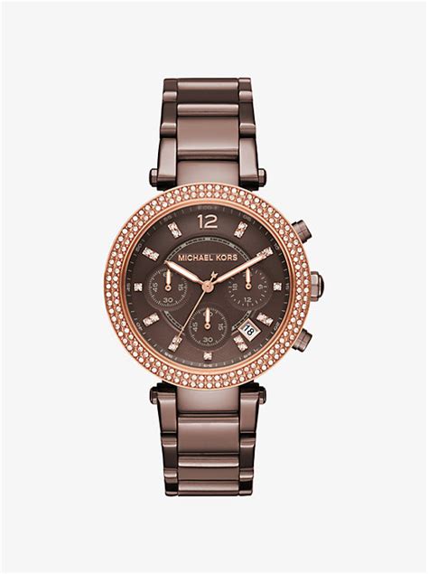 sable tone michael kors watch|Parker Pavé Sable.